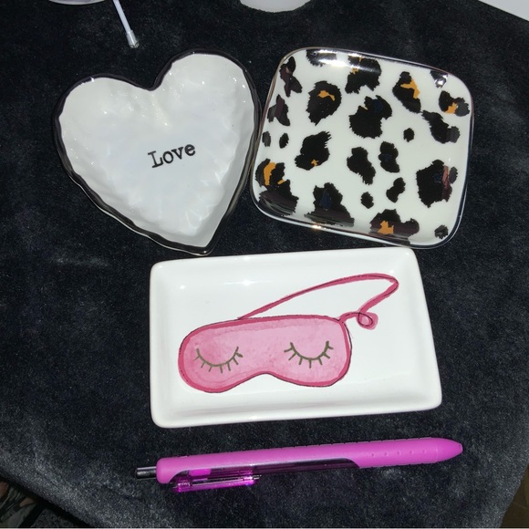 Ceramic Vanity Trinket Dishes - Set of 3 NEW! - Picture 7 of 7
